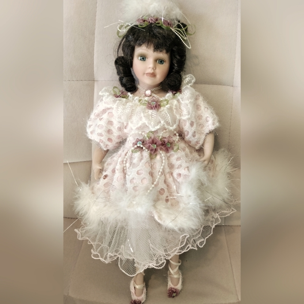 Cathay Collection Porcelain Ballerina Doll 18"